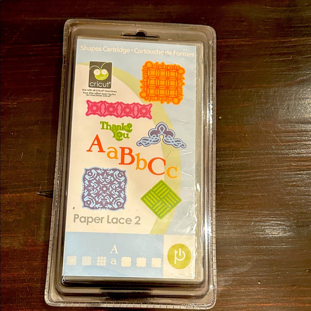 Cricut Paper Lace 2 Cartridge with Colorful Designs
